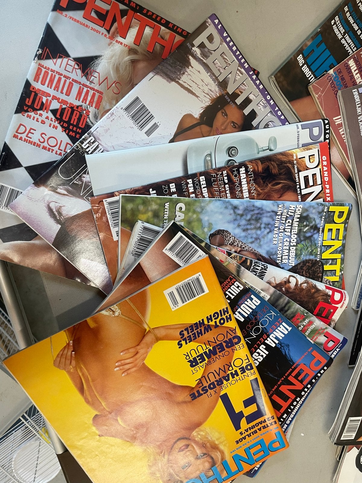 Oude Penthouse en Playboy magazines - Goede staat, Ophalen, Gelezen, Overige typen