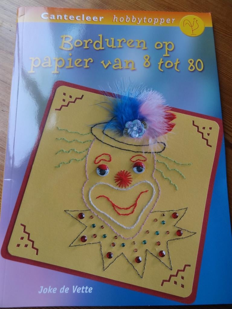 boek Joke de Vette- Borduren op papier van 8 tot 80 *nieuw*, Hobby en Vrije tijd, Kaarten | Zelf maken, Ophalen of Verzenden, Nieuw