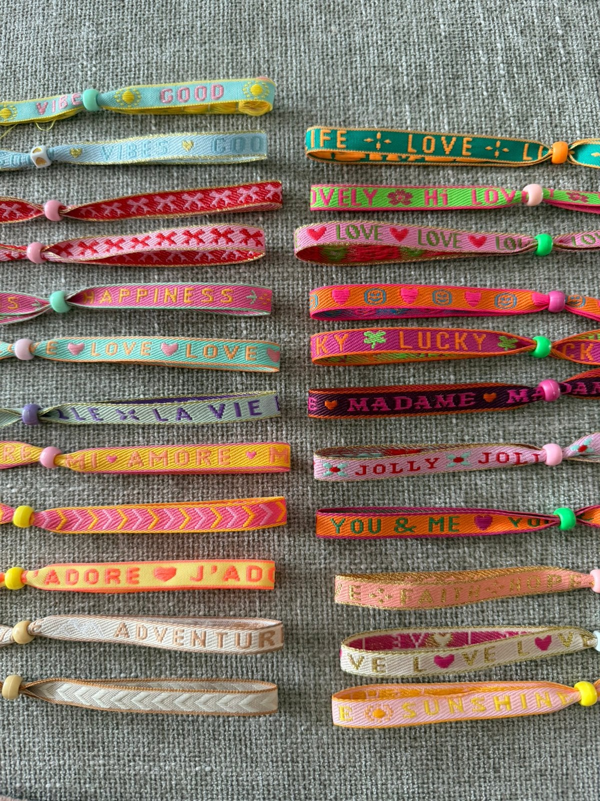 Lint armbandjes (3 stuks), Ophalen of Verzenden, Nieuw, Overige kleuren, Overige materialen
