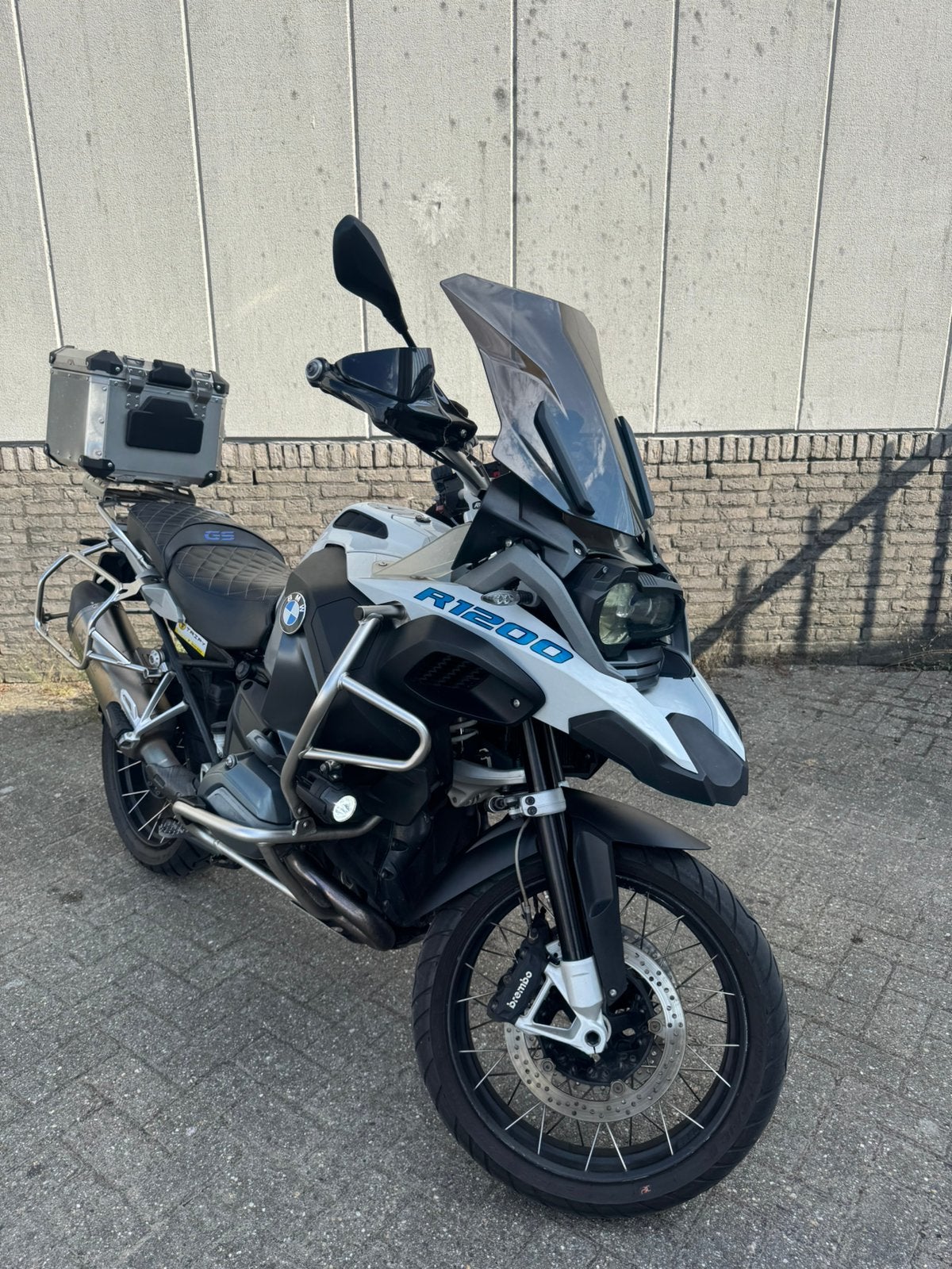 Bmw R1200GS adventure 2014 met 3 delige kofferset akrapovic, Motoren, Ophalen, Gebruikt