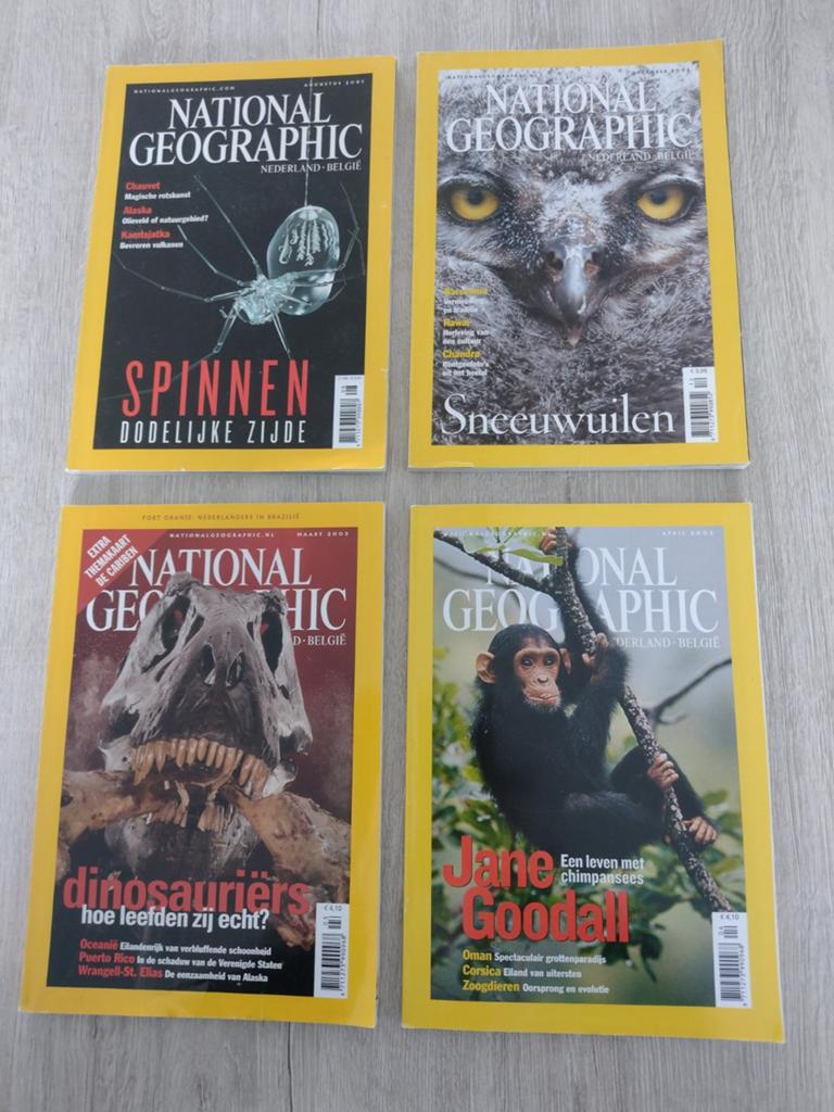 National Geographic tijdschriften, Boeken, Tijdschriften en Kranten, Ophalen, Gelezen, Wetenschap en Natuur
