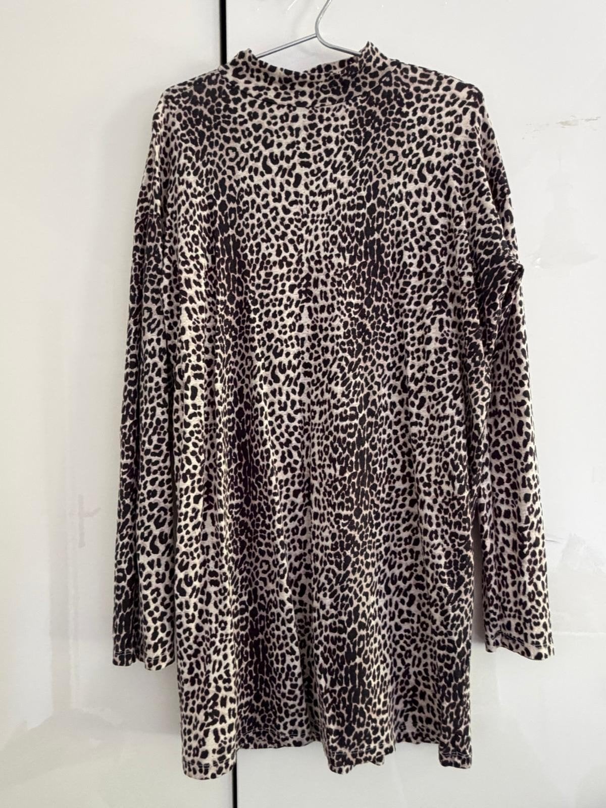 10 Days tijgerprint dunne sweatdress, Maat 38/40 (M), Bruin, 10days, Ophalen of Verzenden