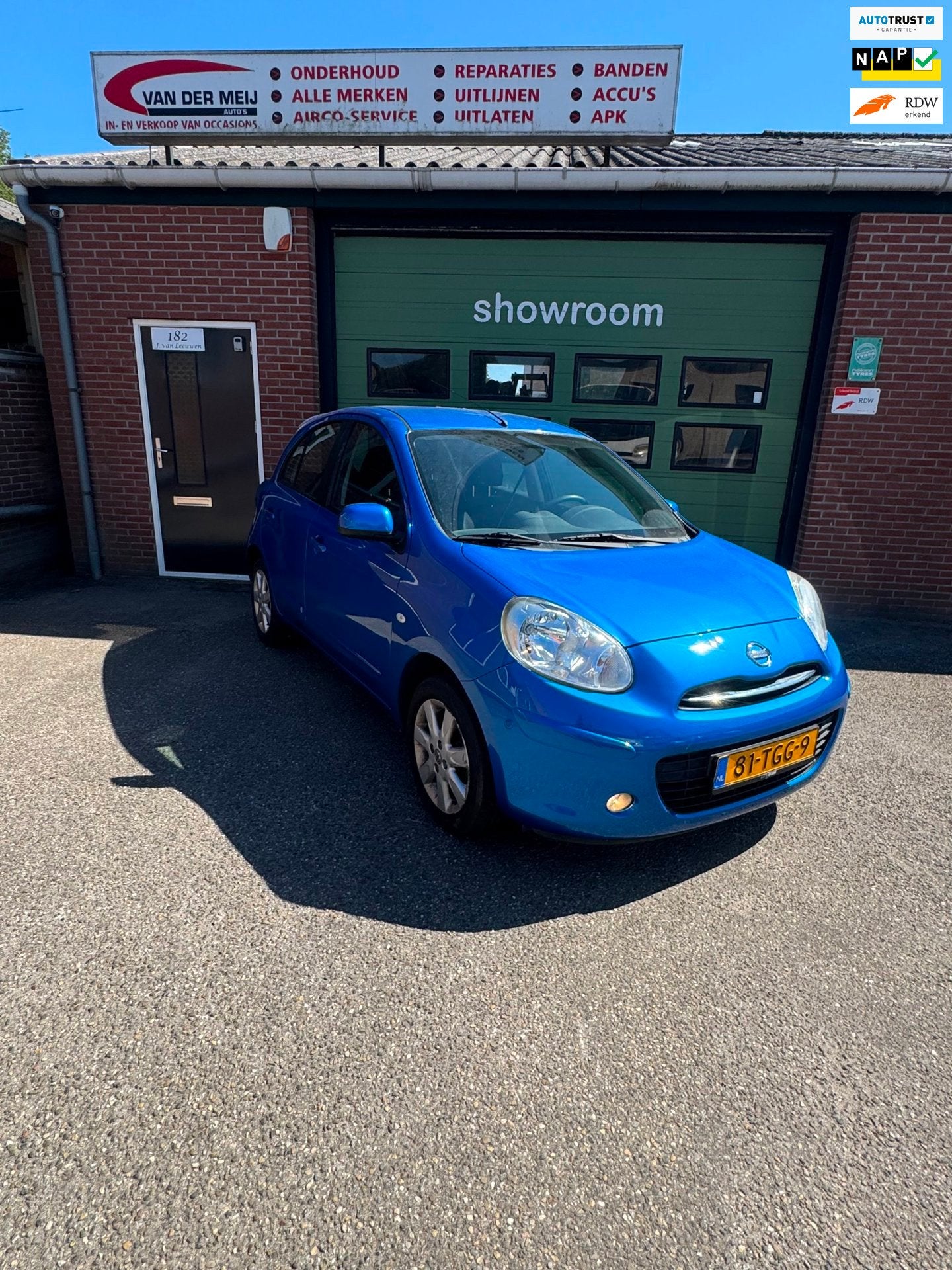 Nissan Micra 1.2 DIG-S Connect Edition met CARPLAY, Voorwielaandrijving, Euro 5, Blauw, 1198 cc