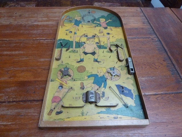 Vintage flipperspel, Antiek en Kunst, Antiek | Speelgoed, Ophalen of Verzenden