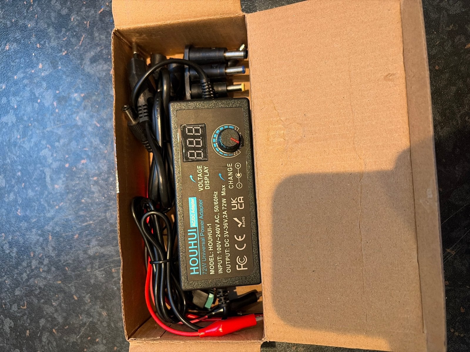 HOUHUI Universele Voedingsadapter 3V-36V 2A 72W, Ophalen of Verzenden, Nieuw