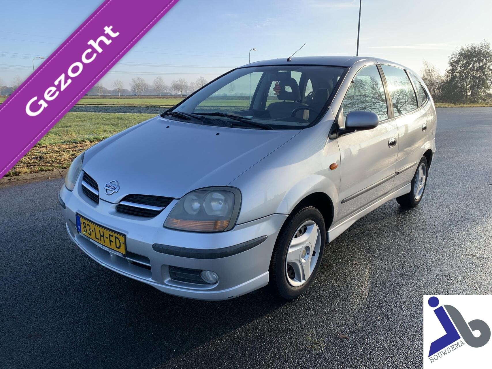 Auto's gezocht Inkoop Auto's Wij kopen auto's Auto te koop, 1345 kg, 4 cilinders, 700 kg, Almera Tino
