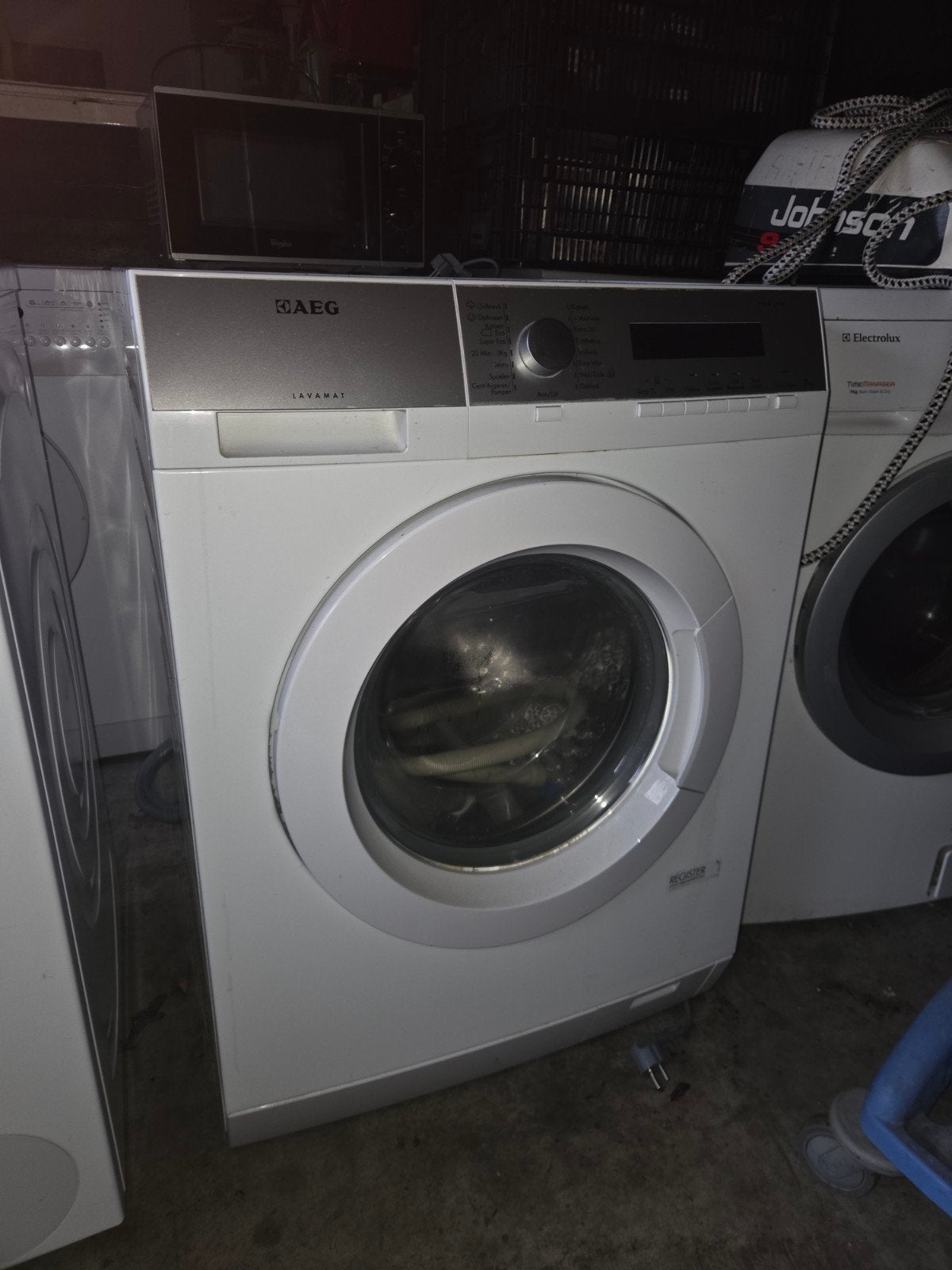 AEG wasmachine, Ophalen, Gebruikt, Energieklasse A of zuiniger, Voorlader
