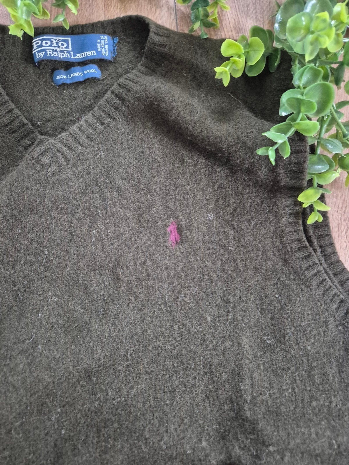 Olijfgroene Ralph Lauren spencer- maat S, Kleding | Heren, Bodywarmers, Ophalen of Verzenden, Zo goed als nieuw, Maat 46 (S) of kleiner