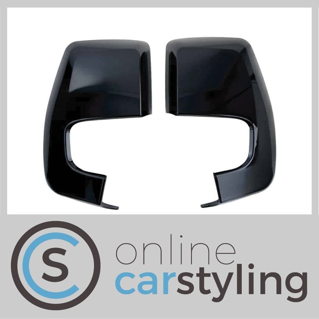 Spiegelkappen Glossy Black Ford Transit Custom, Auto-onderdelen, -, -, Nieuw, Ophalen of Verzenden