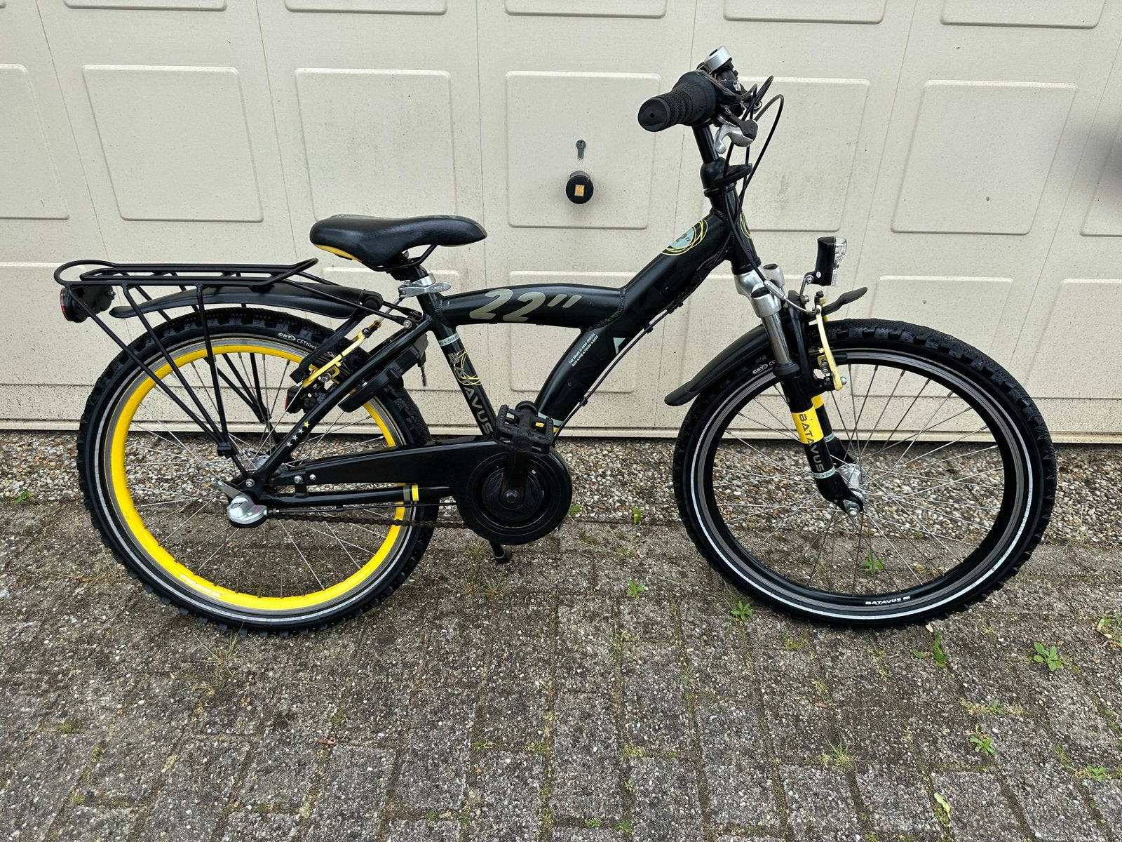 Batavus Snake 22 inch 3V Terugtraprem Verlichting, Ophalen, Gebruikt, 22 inch, Versnellingen