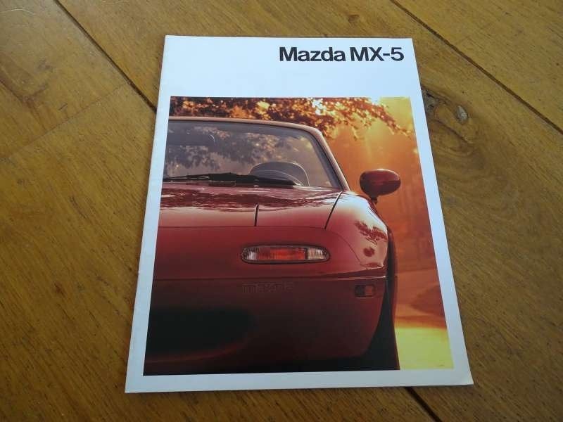 Mazda MX-5 - NA - Brochure Folder - Druk 1990 - Nederlands, Verzenden, Zo goed als nieuw, Mazda