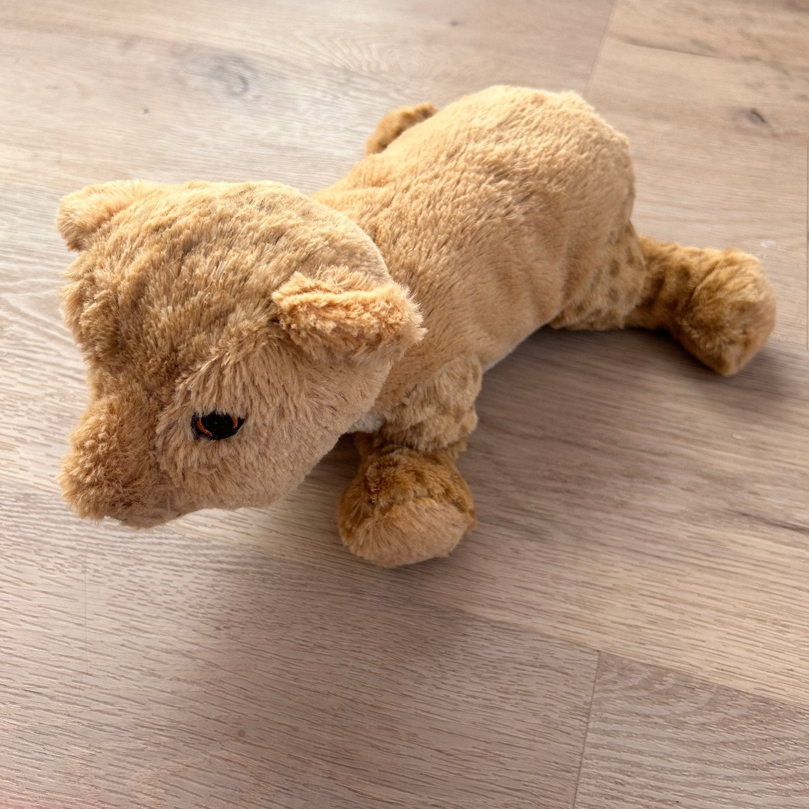 IKEA DJUNGELSKOG leeuwenwelp knuffel 28 cm, Ophalen of Verzenden, Zo goed als nieuw, Wasbaar, Beige