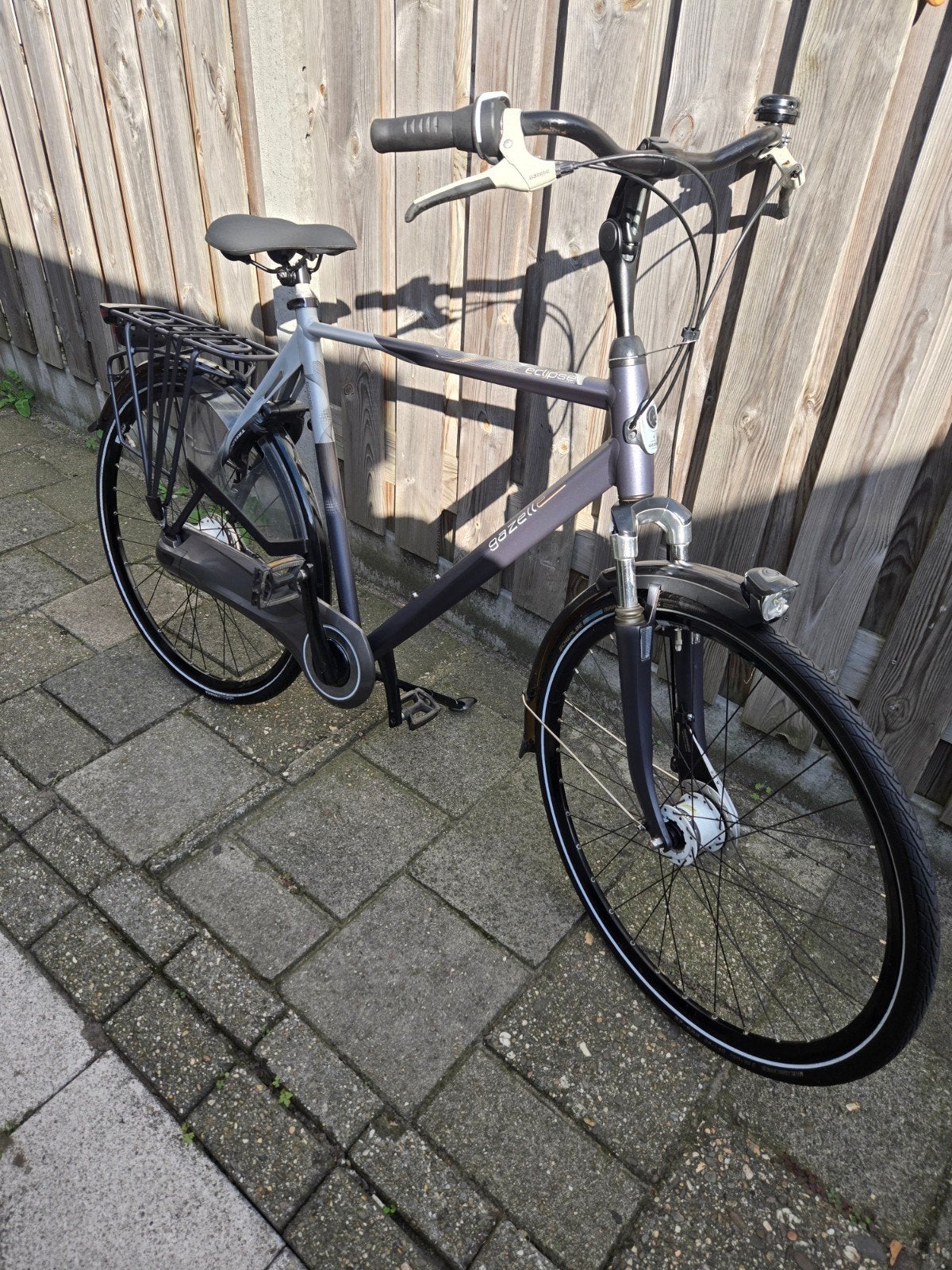 zeer mooie gazelle eclips, Ophalen, Versnellingen, Zo goed als nieuw, 57 tot 61 cm
