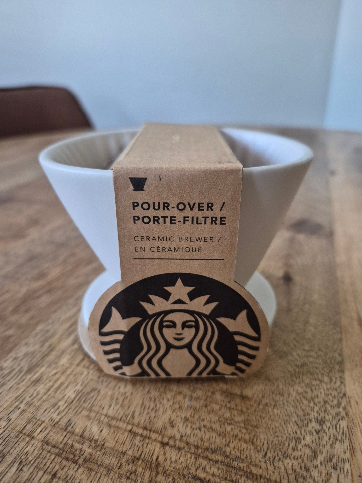 •Nieuw• Starbucks Pour-Over Keramische Koffiezetter, Overige typen, Nieuw, Ophalen of Verzenden, Steen/keramiek
