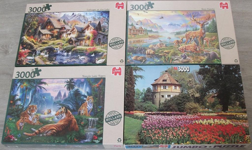 Diverse *** PUZZELS 3000 STUKJES ***, Ophalen of Verzenden, Meer dan 1500 stukjes, Zo goed als nieuw, Legpuzzel