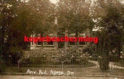 Nijega Sm. Hervormde Pastorie - FOTOKAART # 934, Verzenden, Voor 1920, Ongelopen, Friesland