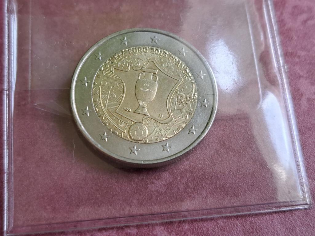 2 euro UNC Frankrijk 2016 EK Voetbal, Postzegels en Munten, Ophalen of Verzenden, Frankrijk, 2 euro