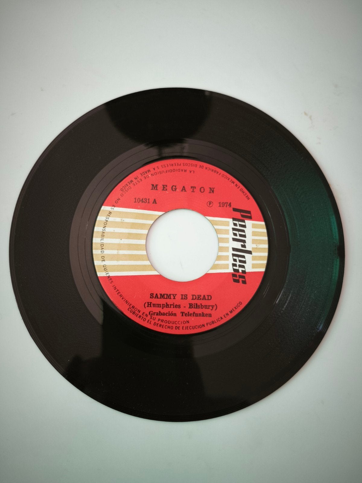 Megaton zeldzame single uit Mexico uit 1974, Ophalen of Verzenden, Zo goed als nieuw