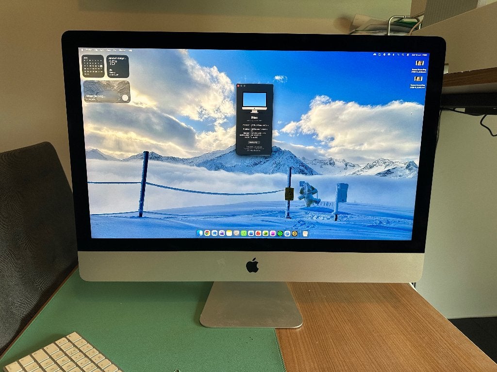 Apple iMac 27" Retina 5K (2020) Intel i5 6-core, 512 GB SSD, Computers en Software, Apple Desktops, Ophalen, IMac, 512 GB, Zo goed als nieuw