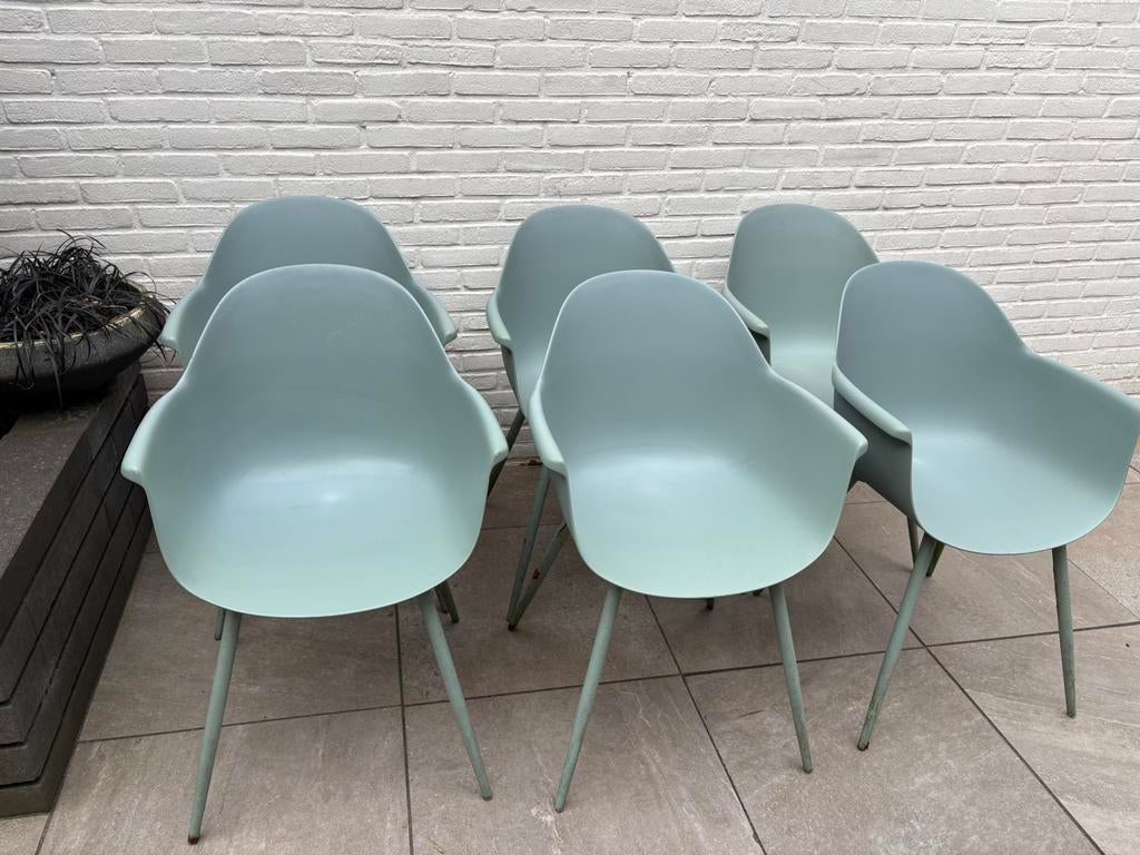 Tuinstoelen, Tuin en Terras, Ophalen, Gebruikt, Kunststof