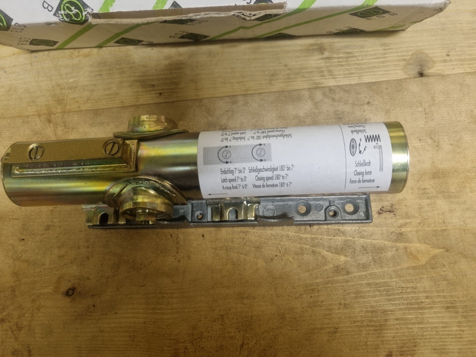 ECO Schulte ESB TS-25V Bovendeurdranger - Nieuw in doos, Doe-het-zelf en Verbouw, Ophalen of Verzenden