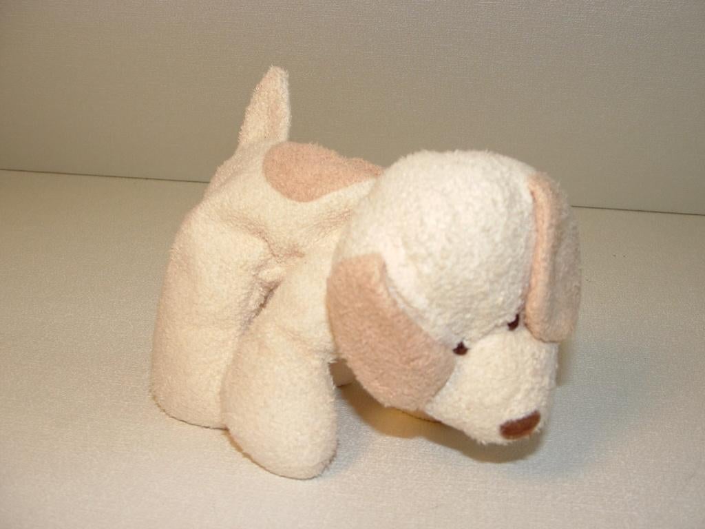 TIAMO HOND DRIBBEL KLEIN BADSTOF WIT MET BEIGE VLEK O, Verzenden, Nieuw, Overige typen