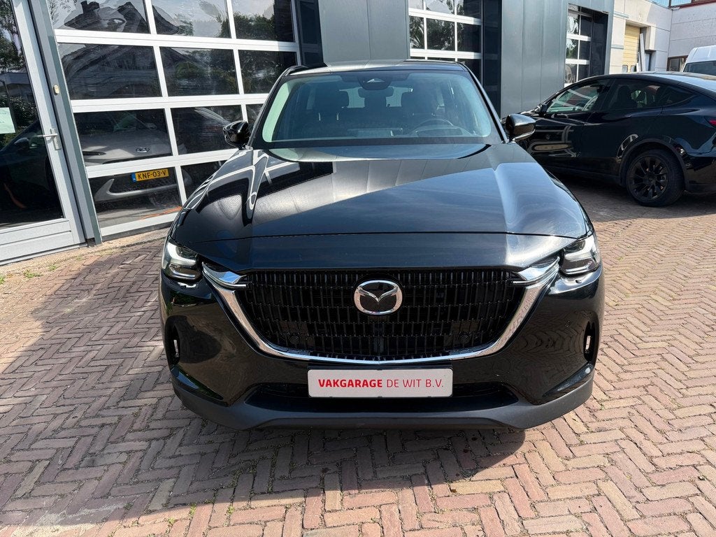 Mazda CX-60 2.5 e-SkyActiv PHEV Exclusive-Line All-in prijs, Auto's, Mazda, Stof, Gebruikt, Zwart, 4 cilinders
