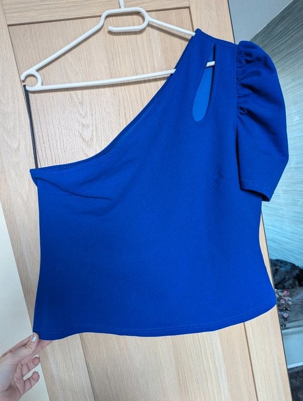 One shoulder top, Maat 42/44 (L), Zo goed als nieuw, Zonder mouw, Shein