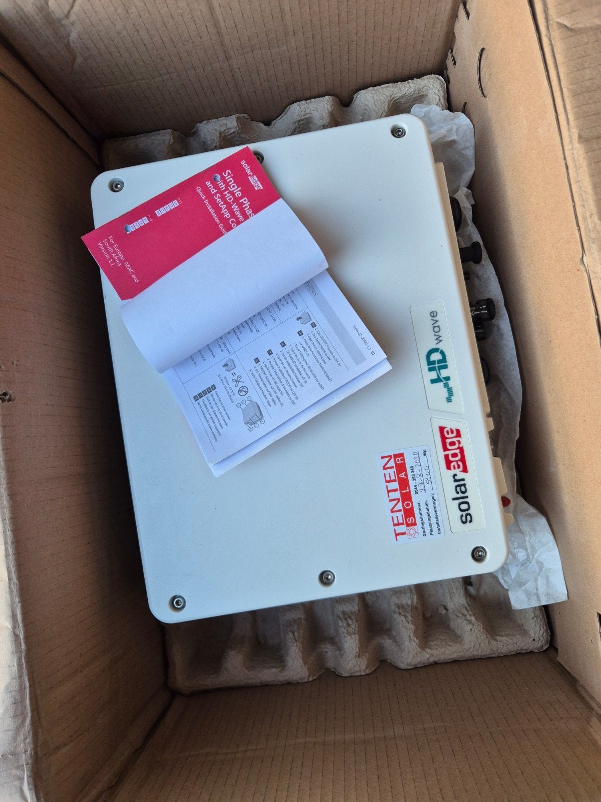 SolarEdge HD-Wave omvormer SE 4000H, Ophalen of Verzenden, Overige typen