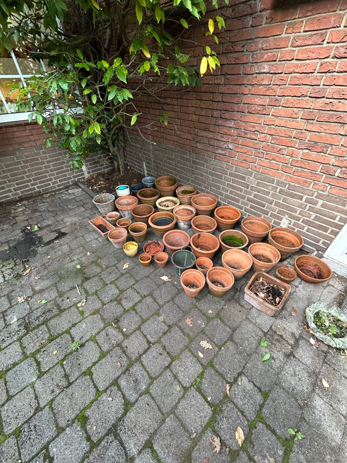 Diverse Bloempotten - Terracotta en meer, Gebruikt, Rond, Binnen, Minder dan 40 cm