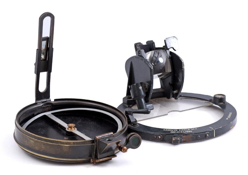 Engelse vliegtuig compas WO II, Azimuth Circle No 4 No 6A890, Verzamelen, Militaria | Tweede Wereldoorlog, Ophalen of Verzenden