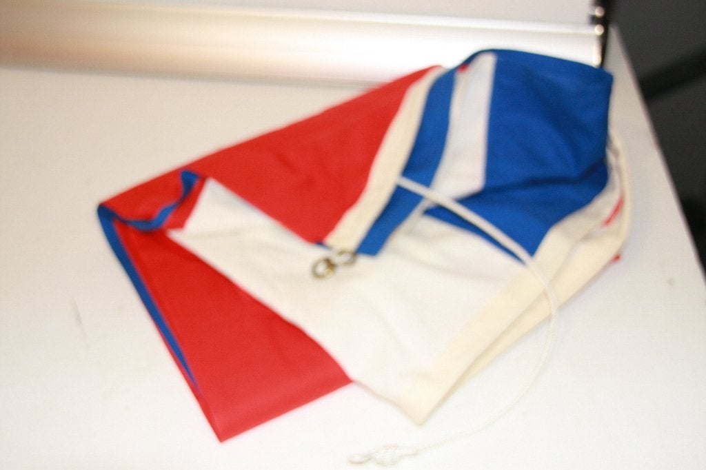 135/220 nederlandse vlag katoen (401), Ophalen of Verzenden, Gebruikt