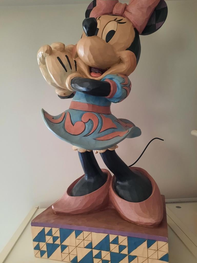 Disney traditions Minnie Mouse big fig, Ophalen, Mickey Mouse, Zo goed als nieuw, Beeldje of Figuurtje