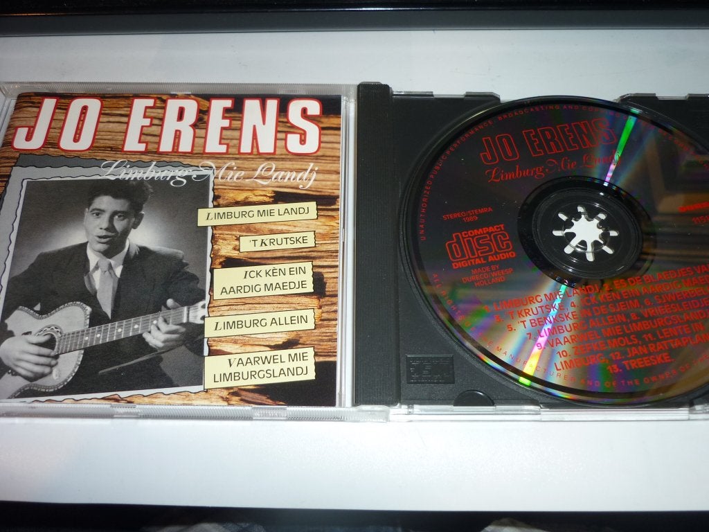 Jo Erens de cd limburg mie landj, Cd's en Dvd's, Verzenden, Zo goed als nieuw, Levenslied of Smartlap