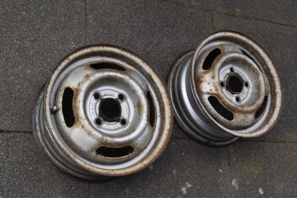 STALEN  AANHANGERVELGEN (2 stuks) - 5 1/2 Jx13ch, Ophalen, Gebruikt