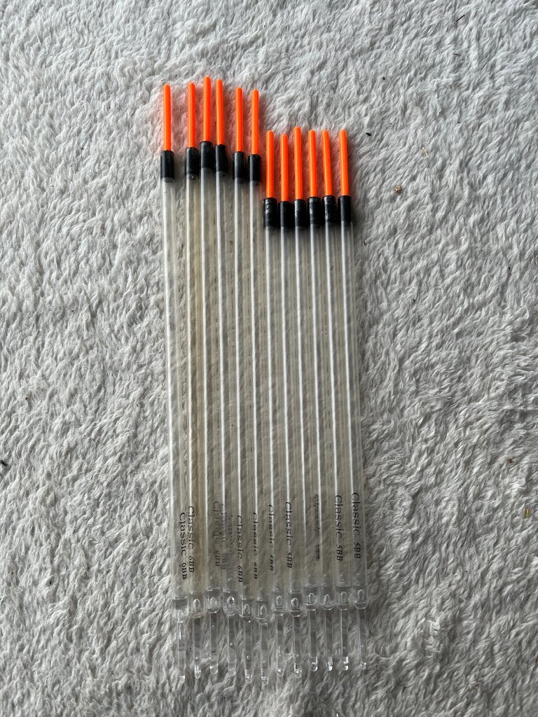 adv 441 / NIEUW mixset 12 matchdobbers / wagglers, Ophalen of Verzenden, Nieuw, Dobber of Lood