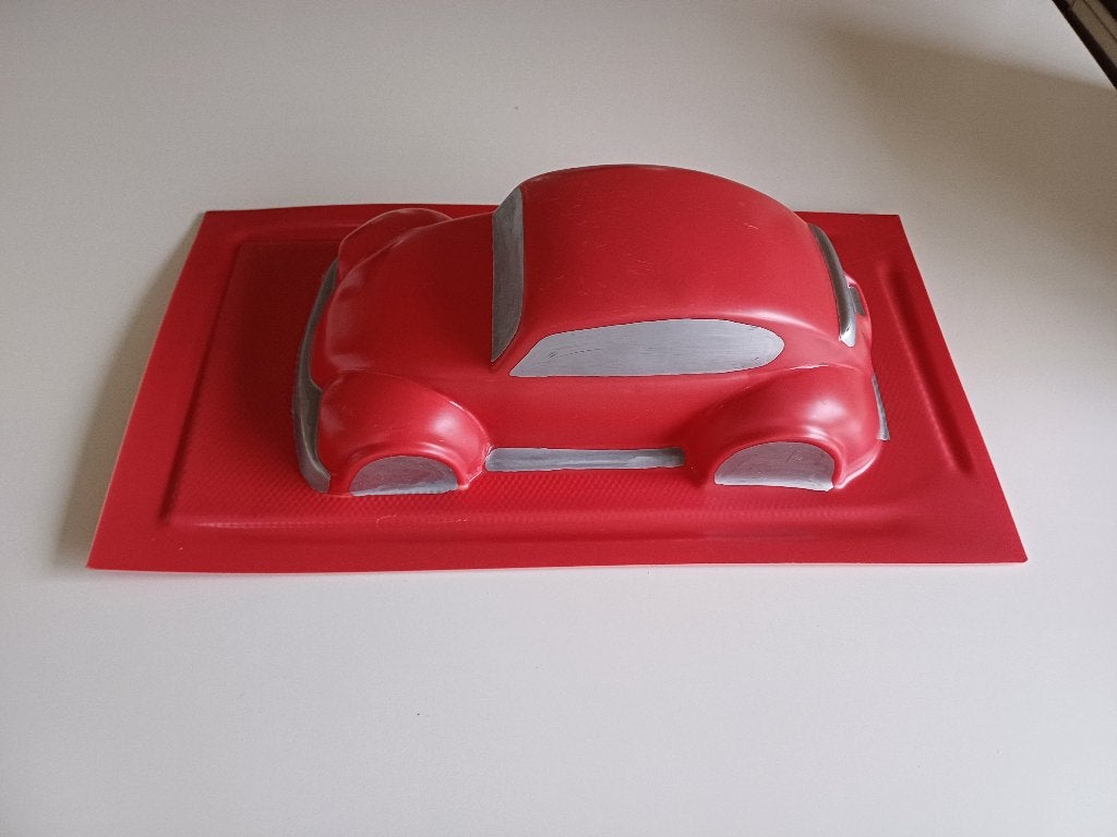 Volkswagen Kever lexan hard kunstof body of mal, Ophalen of Verzenden, Nieuw, Overige schalen, Onderdeel