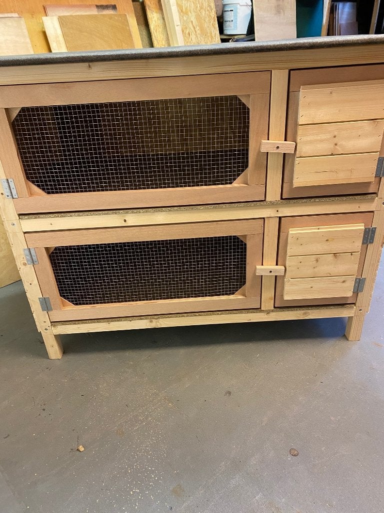 flat 2 etages   2 hokken, 110 cm of meer, Chinchilla, Nieuw, Ophalen of Verzenden