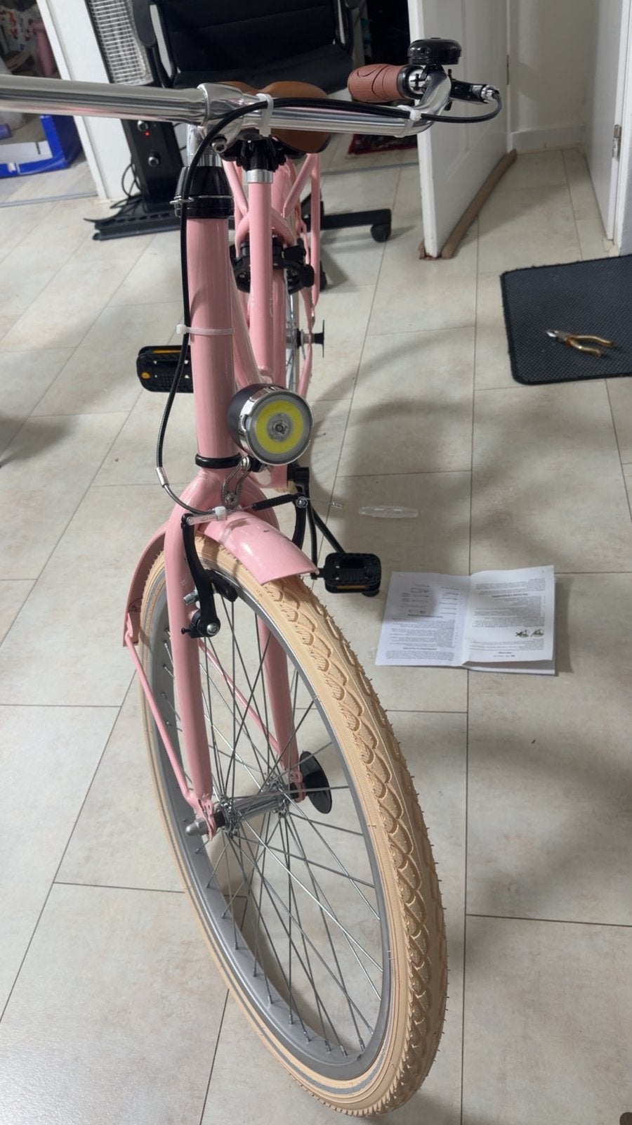 Foto 7 van SJOEF 24 inch meisjesfiets roze – nieuw, nooit gebruikt