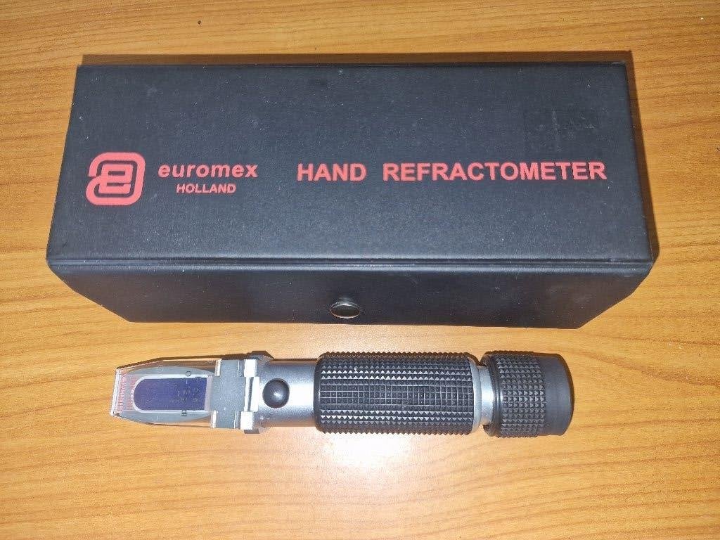 Euromex hand refractometer, Ophalen of Verzenden, Zo goed als nieuw