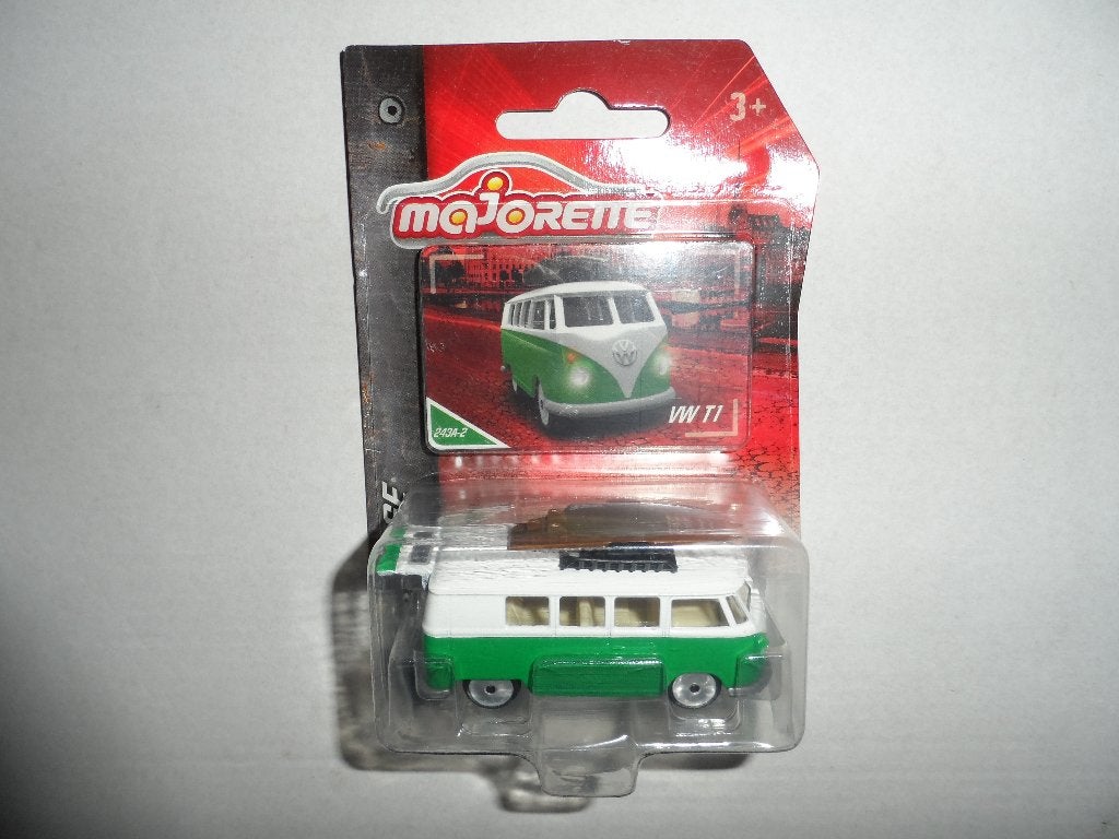 Majorette Vintage serie - Volkswagen T1 Bus (groen) 1:64, Ophalen of Verzenden, Nieuw, Auto