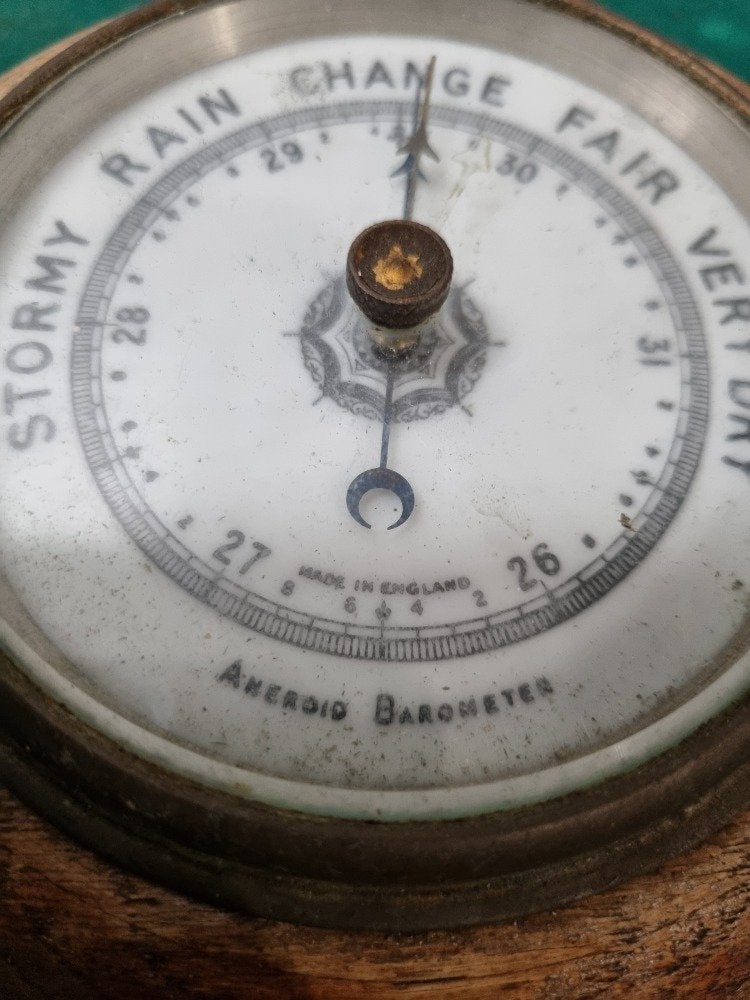 barometer antiek hout, Ophalen of Verzenden, 'T Olde Gre-j, Info@toldegrej.nl, Endepoelstraat 20f Didam