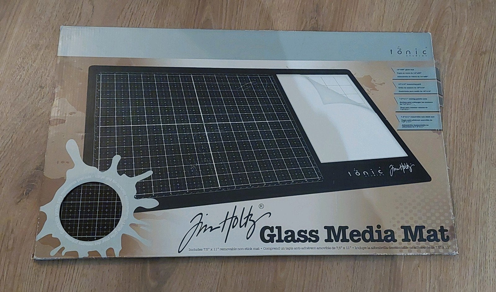 tim holtz glass media mat , in hele nette staat, Ophalen of Verzenden, Zo goed als nieuw