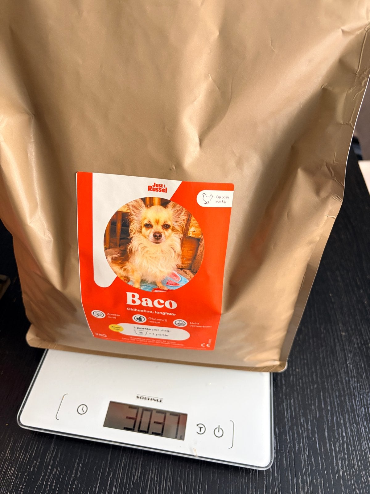 Justrussel brokken 3x eend, kip, zalm, Dieren en Toebehoren, Ophalen of Verzenden, Hond