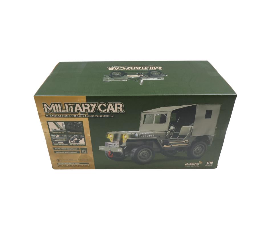 E-ZEE RC 1/10 4WD RC WILLYS JEEP w/LED LIGHTS EZ-G2068, Elektro, Auto offroad, Nieuw, Ophalen of Verzenden