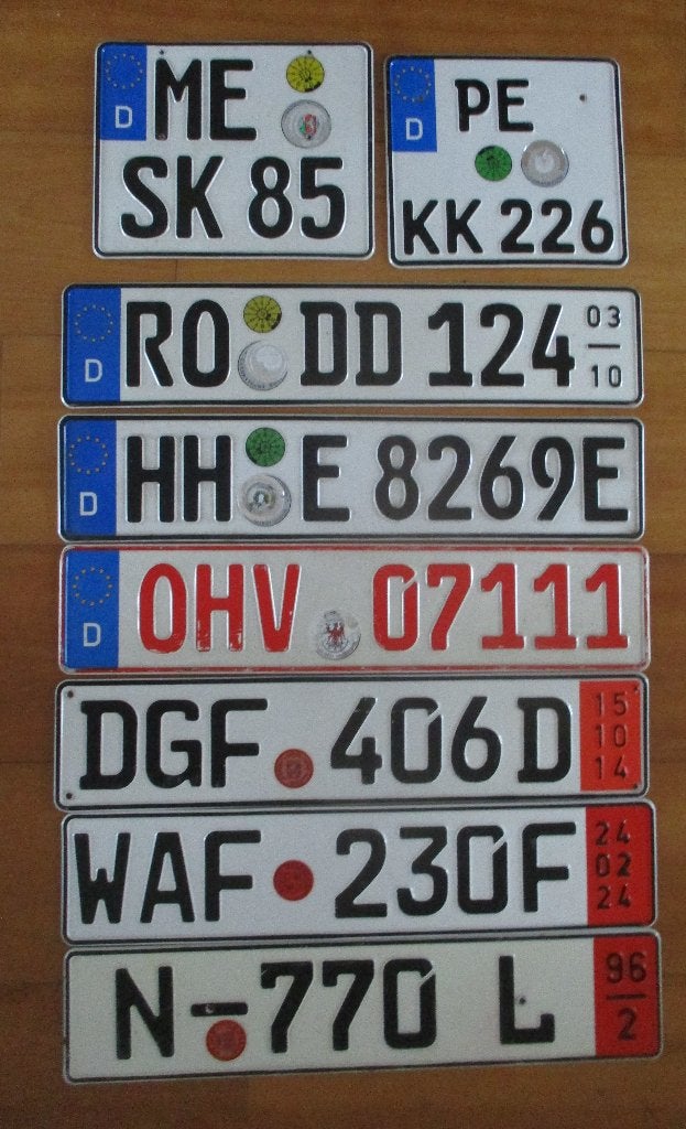 nummerplaten, Verzamelen, Ophalen of Verzenden, Gebruikt