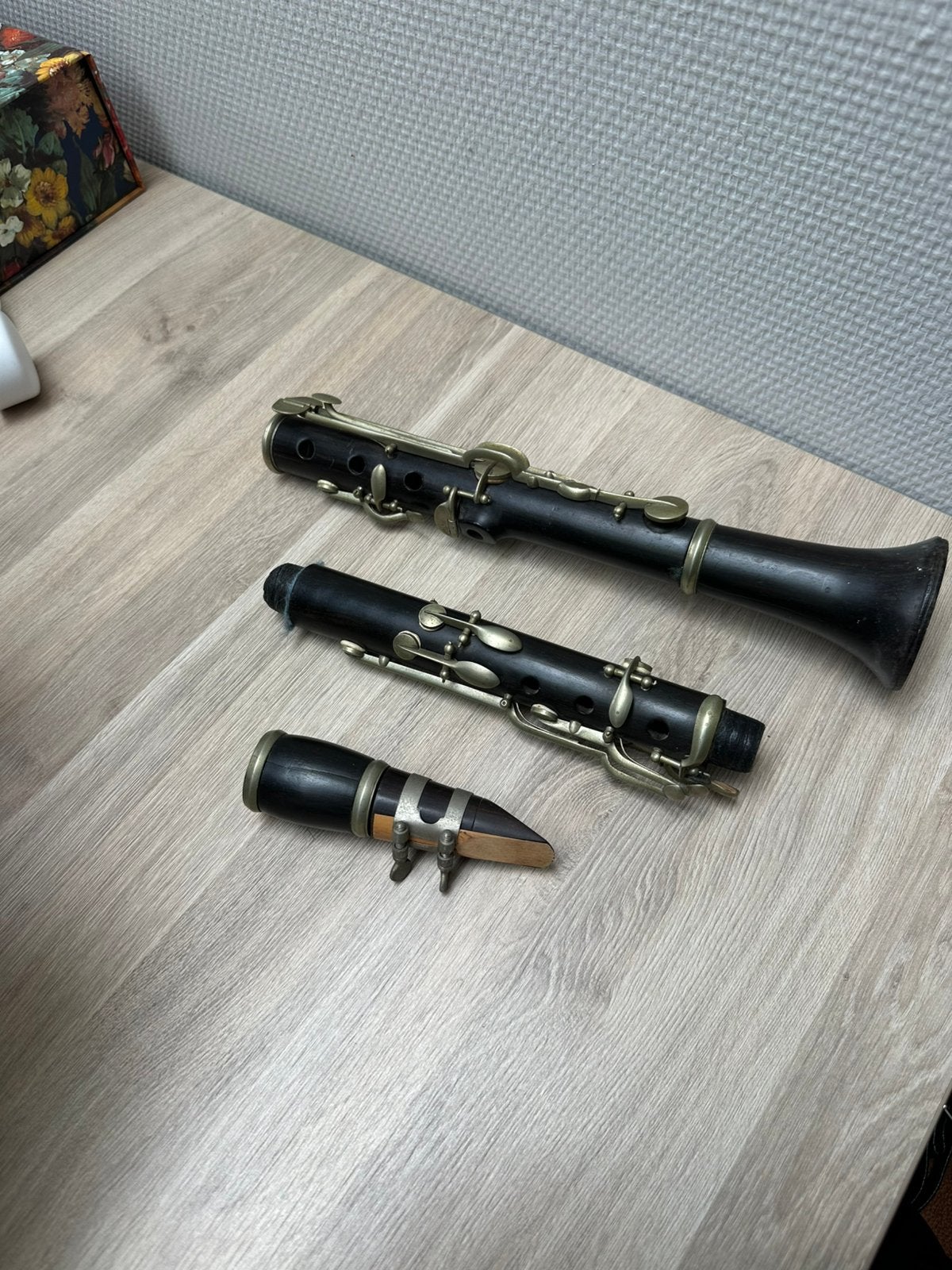Muziek instrument, Muziek en Instrumenten, Blaasinstrumenten | Klarinetten, Ophalen of Verzenden, Gebruikt, Hout