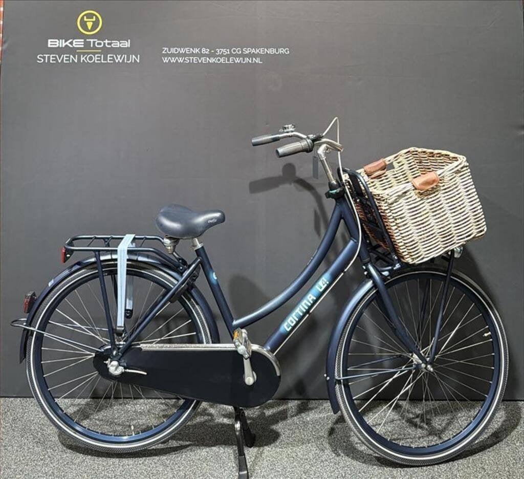 Cortina U4 D50cm Blauw 3 versn. met Terugtraprem, Gebruikt, Versnellingen, 50 tot 53 cm, Ophalen