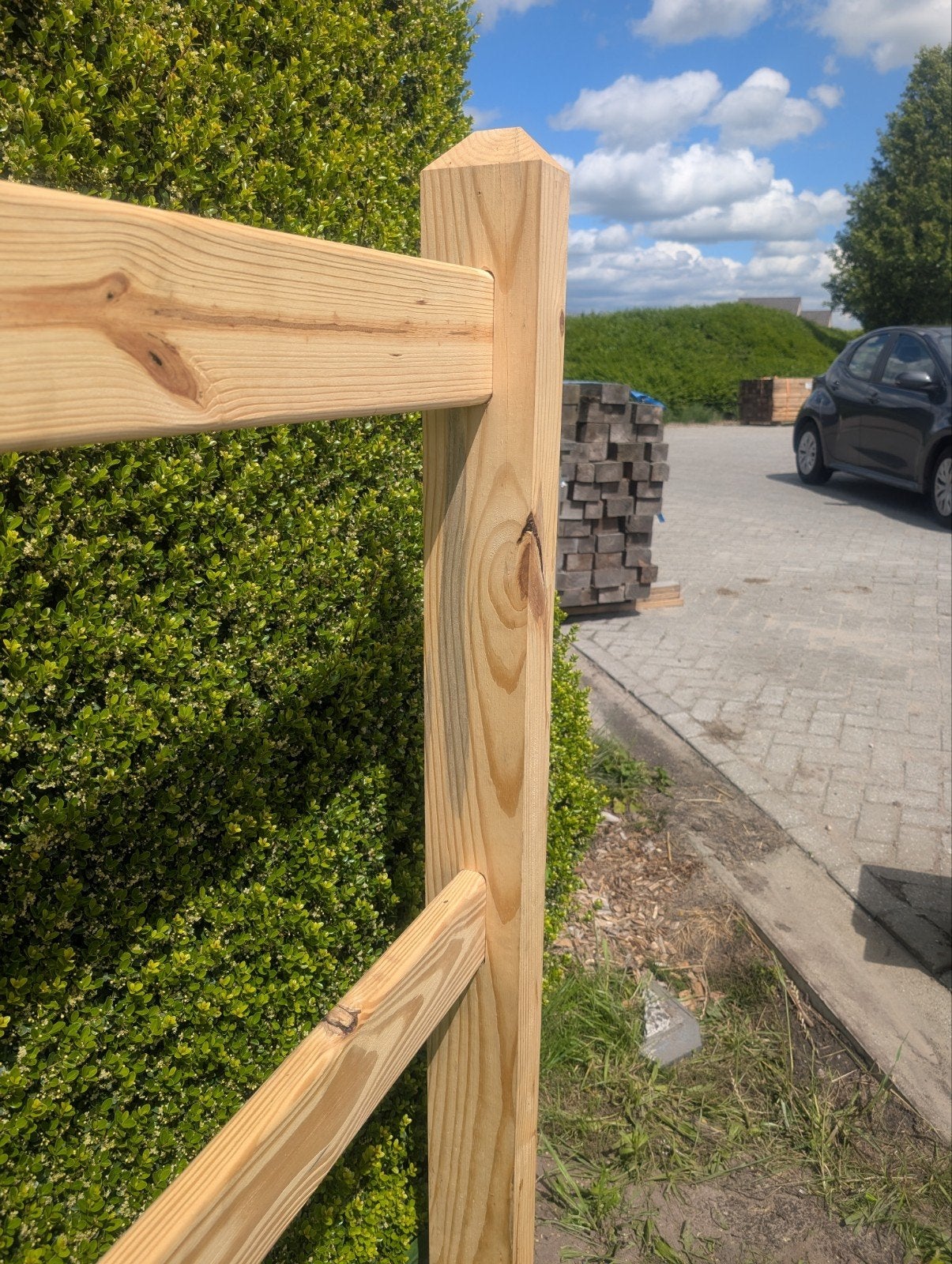 Paarden hekwerk, Ophalen, Nieuw, Hout, Tuinhek