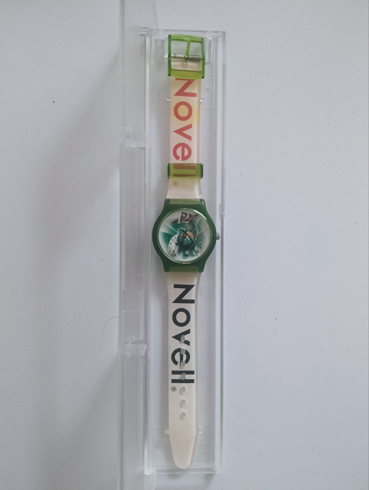 Vintage Novell Promotie Swatch-stijl Horloge Jaren '90, Overige merken, Overige materialen, Met bandje, Polshorloge